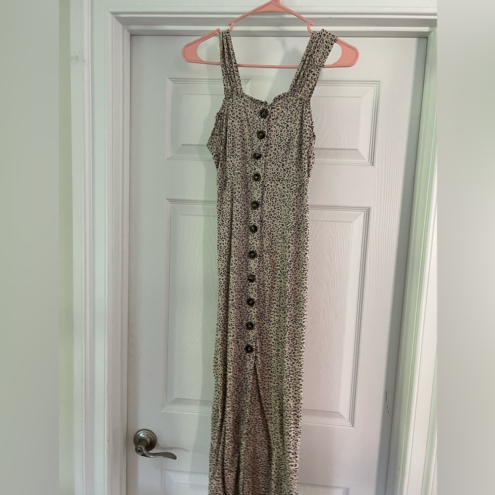Long Button Dress